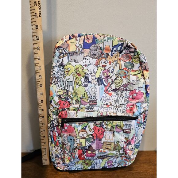 Rick And Morty Backpack NWT - Picture 10 of 11